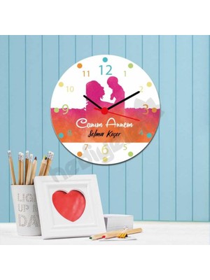 Hediyelen Canım Annem Duvar Saati