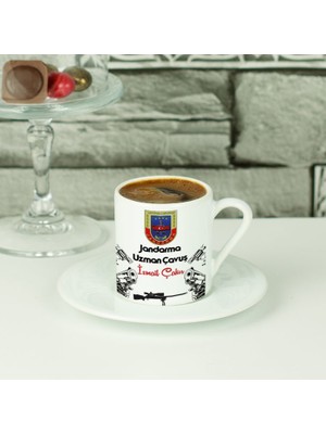 Hediyelen Jandarma Uzman Çavuş Kahve Fincanı
