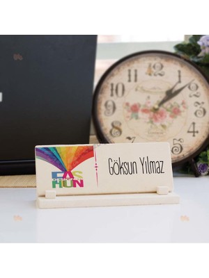 Hediyelen Fashion Designer Renkli Tasarım Taş İsimlik