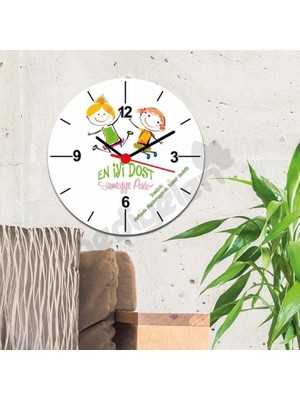 Hediyelen En İyi Dost Duvar Saati