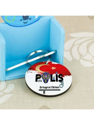 Hediyelen Polis Jop Tasarım Anahtarlık