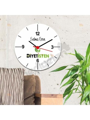 Hediyelen Diyetisyen Duvar Saati