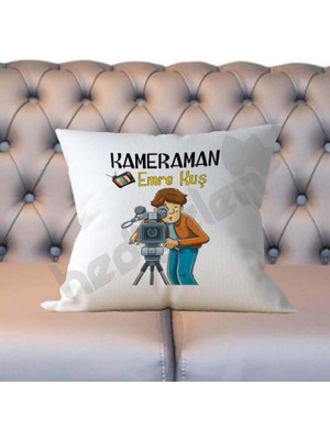 Hediyelen Kameraman Yastık