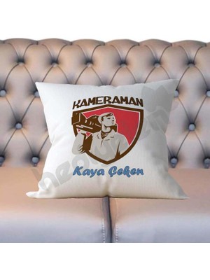 Hediyelen Kameraman Yastık