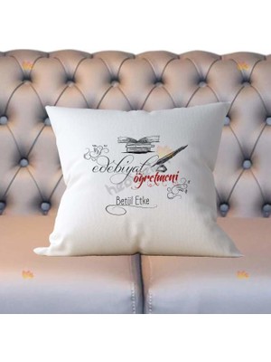 Hediyelen Edebiyat Öğretmeni Yastık