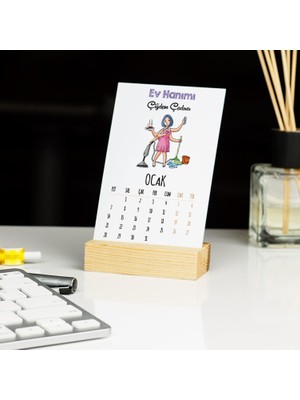 Hediyelen Evin Hanımı Masa Takvimi