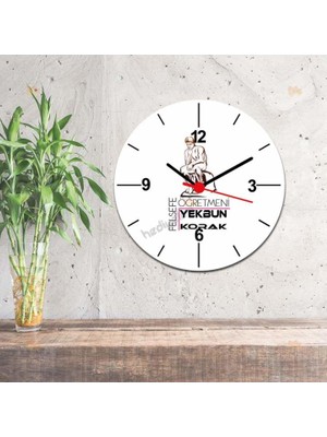 Hediyelen Felsefe Öğretmeni Düşünen Adam Duvar Saati