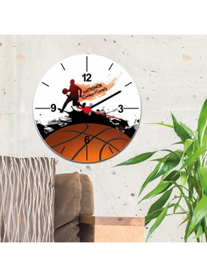 Hediyelen Basketbol Antrenörü Duvar Saati