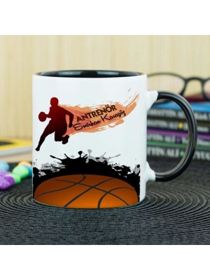 Hediyelen Basketbol Antrenörü Kupa Bardak - Siyah