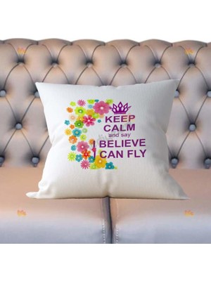 Hediyelen English Teacher Çiçek Figür Yastık