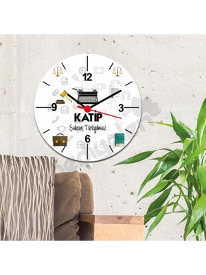 Hediyelen Katip Duvar Saati