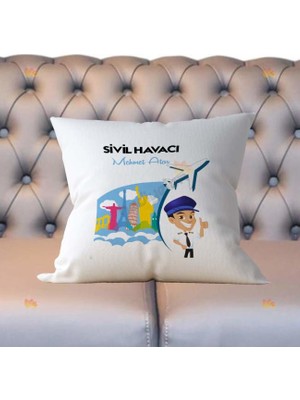 Hediyelen Sivil Havacı Yastık