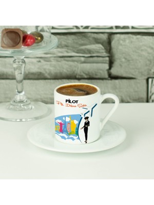 Hediyelen Pilot Kahve Fincanı