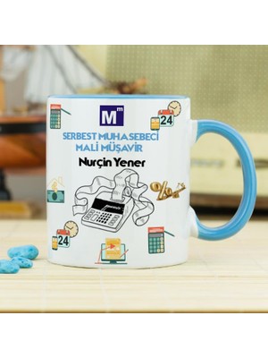 Hediyelen Mali Müşavir Kupa Bardak - Mavi