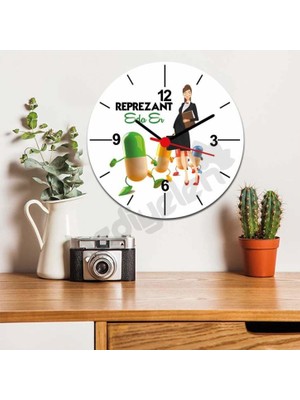 Hediyelen Reprezant Duvar Saati