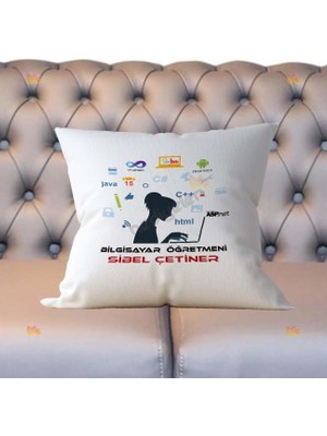 Hediyelen Bilgisayar Öğretmenine Hediye Yastık