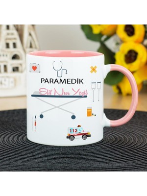 Hediyelen Paramedik Kupa Bardak - Pembe