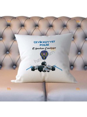 Hediyelen Çevik Kuvvet Polisi Yastık