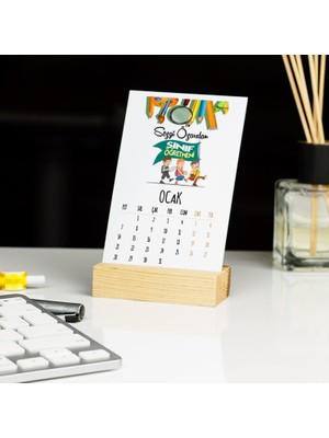 Hediyelen Sınıf Öğretmenine Hediye Masa Takvimi