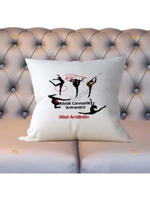 Hediyelen Ritmik Jimnastik Öğretmeni Yastık