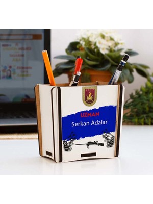 Hediyelen Uzman Mavi Tasarım Kalemlik