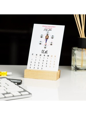 Hediyelen Müşteri Hizmetleri Yöneticisi Masa Takvimi