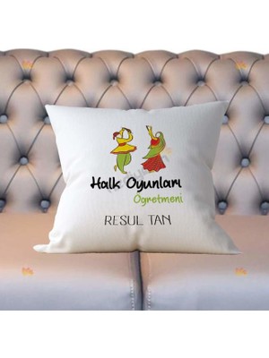 Hediyelen Halk Oyunları Öğretmenine Hediye Yastık