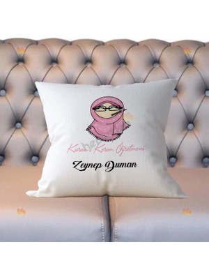 Hediyelen Kuran-I Kerim Öğretmenine Hediye Yastık