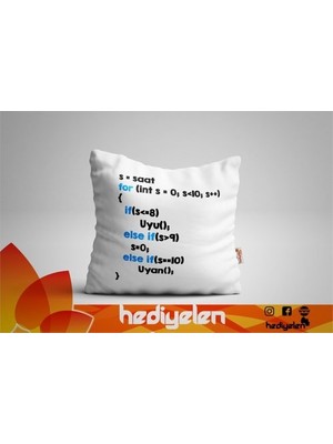 Hediyelen Yastık - Kod Uyan Tasarımlı