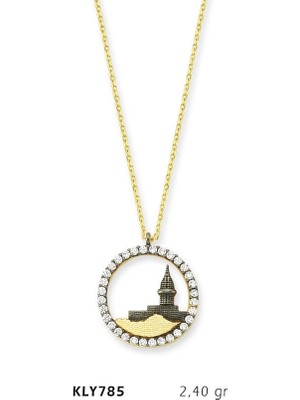 Harem Altın 14 Ayar Altın Saray Motif Kolye Kly785
