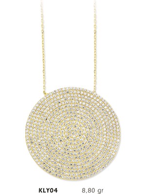 Harem Altın 14 Ayar Altın Nazar Boncuğu Kolye Kly04