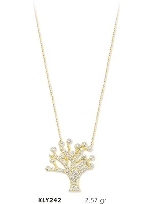Harem Altın 14 Ayar Altın Hayat Ağacı Kolye Kly242