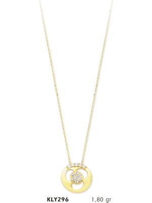 Harem Altın 14 Ayar Altın Taşlı Kolye Kly296