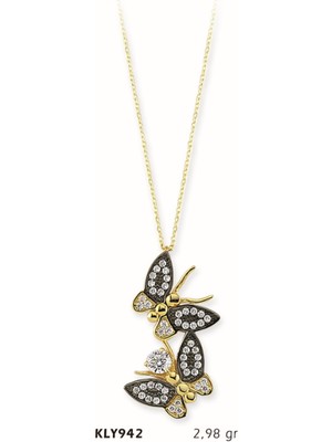 Harem Altın 14 Ayar Altın Kelebek Kolye Kly942