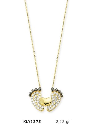 Harem Altın 14 Ayar Altın Bebek Ayağı Kolye Kly1275