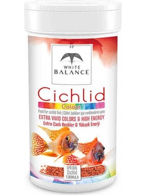 White Balance Cichlid Colour Ciklet Balık Renk Yemi 100ml