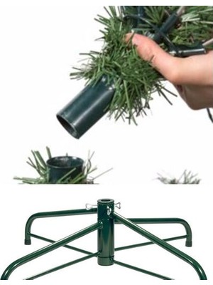 Cansüs 150 cm Yılbaşı Çam Ağacı Yeşil