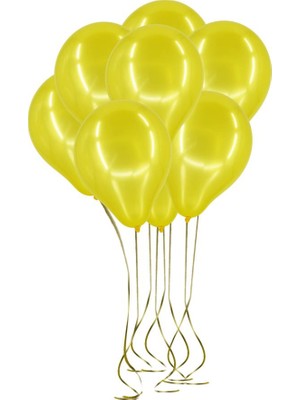 Cansüs 100lü Lateks Pastel Balon Sarı 12inç