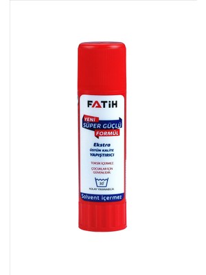 Fatih Yapıştırıcı 20 Gr Solvent İçermeyen Non-Toxic Çocuklar İçin Güvenli Kırmızı