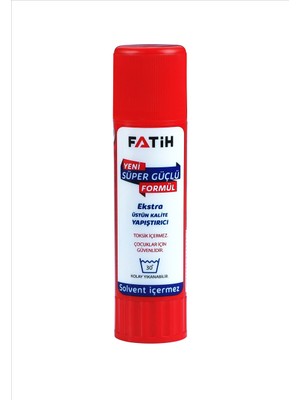 Fatih Yapıştırıcı 40 Gr Solvent İçermeyen Non-Toxic Çocuklar İçin Güvenli Kırmızı