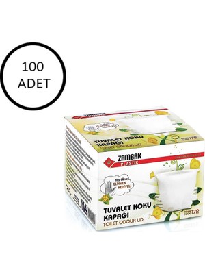 Zambak Tuvalet Koku Kapağı- Kutulu Eldivenli 100'lü