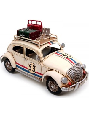 Evim Tatlı Evim Metal Nostaljik Büyük Kaplumbağa Araba 37 cm