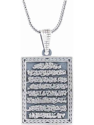 Takıhan  925 Ayar Gümüş Ayetel Kursi Kolye