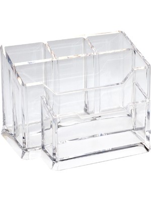 OPS Ops Klm 201 Masaüstü Organizer Şeffaf Evrak Düzenleyici 5 Parça Modern Tasarım