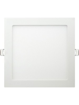 Sıva Altı Slim LED Downlight 16W Kare Beyaz Gövde 4000K IlıkBeyaz Işık Lamptıme