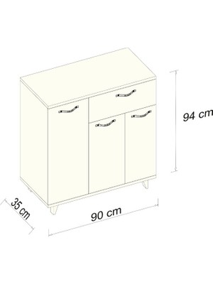 Aeka 3041 Eras Lüx Vestiyer Askılık Ayakkabılık Portmanto Takımı