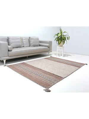 Myhome Hali İskandinav Kilim Trb-01 Fildişi