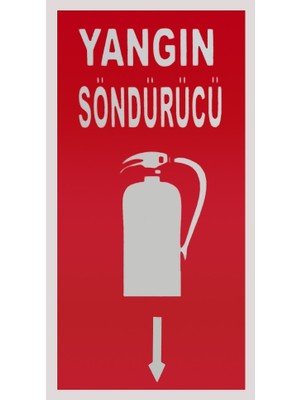 Bilge Yangın Söndürme Tüpü Yer Levhası