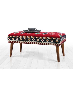 Lorence Home Vezir Kilim Bench Puf - Lidya