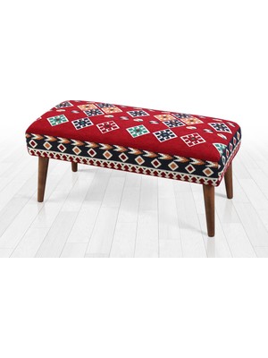 Lorence Home Vezir Kilim Bench Puf - Lidya